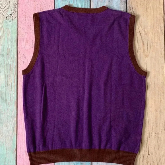 Men original penguin v neck sweater vest - Picture 7 of 9